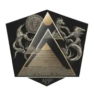 Alpha Phi Alpha Egyptian pyramid tattoo design idea