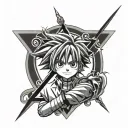 hunter x Hunter tattoo design idea
