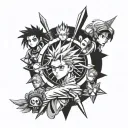 hunter x Hunter tattoo design idea