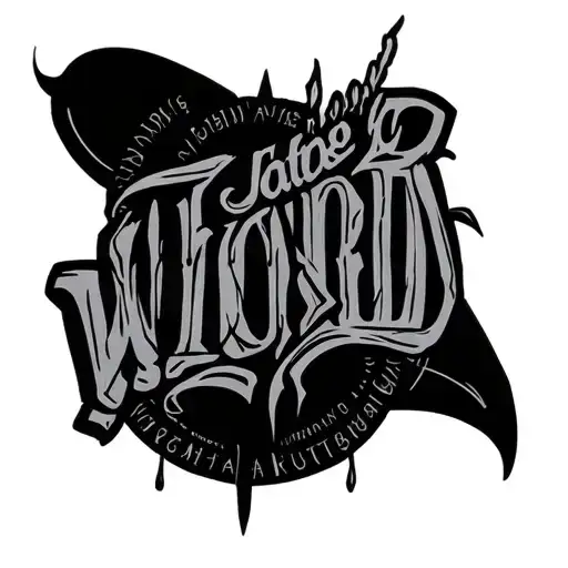 hates a strong word  tattoo design idea