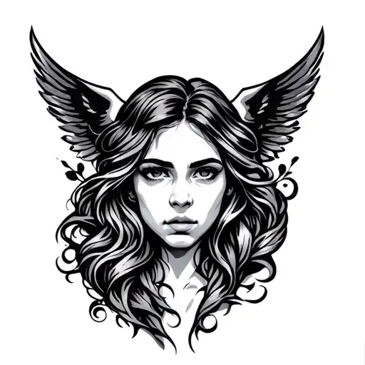 Family Protector tattoo design idea