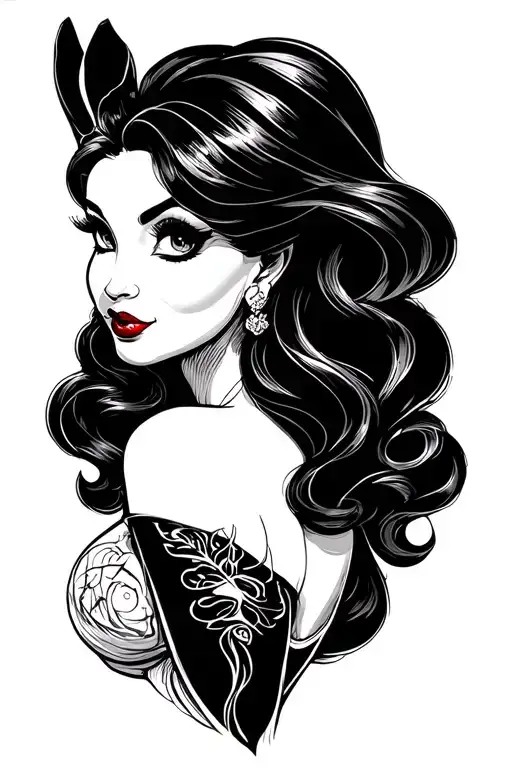 Jessica rabbit tattoo design idea