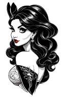 Jessica rabbit tattoo design idea