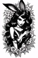 Jessica rabbit tattoo design idea