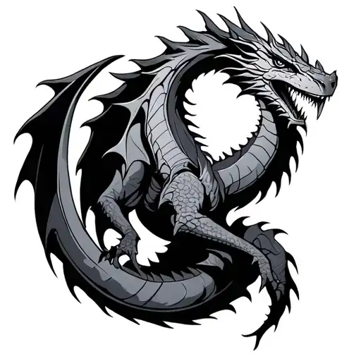 Skyrim dragon language tattoo design idea