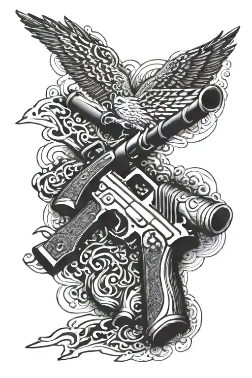 2nd amendment  tattoo design idea