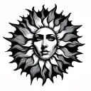 Sublime Sun tattoo design idea