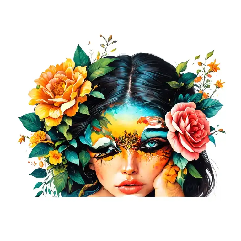 acta non verba latin tattoo design idea