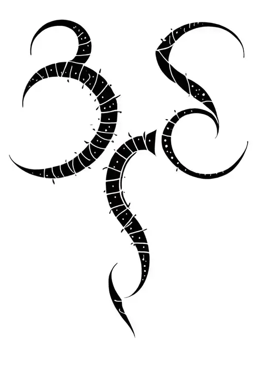 capricorn zodiac symbol integrated astrological sign tattoo design idea