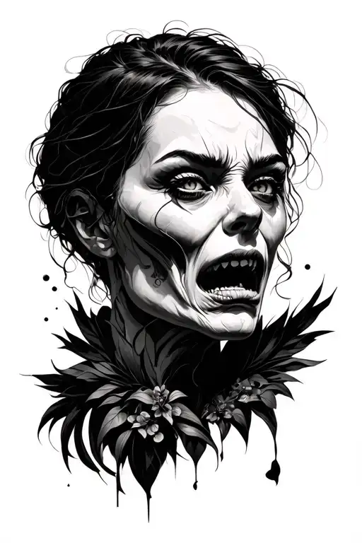 quiet, anger issue, isolation, odd one out, misunderstood tattoo design idea