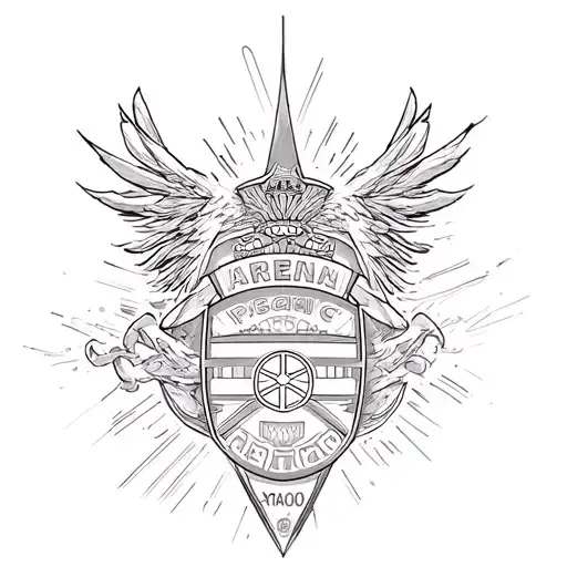 Arsenal FC Lebanon tattoo design idea