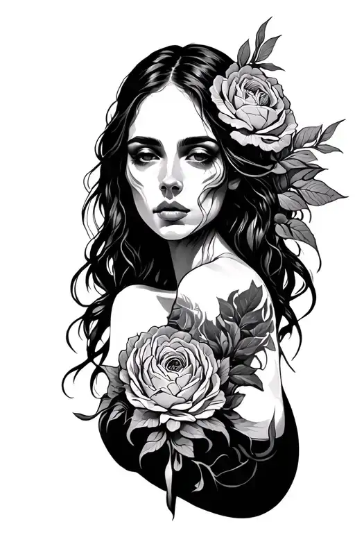 rebirth freedom loneliness cancer tattoo design idea