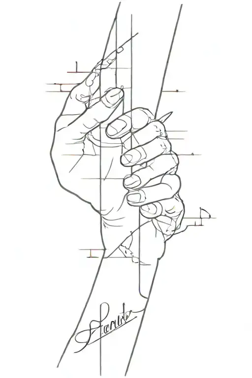 fore arm texts going down vertically inside tattoo design idea