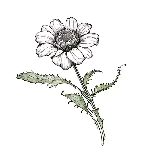 create a mini tattoo, flower bouquet, venus fly trap tattoo design idea