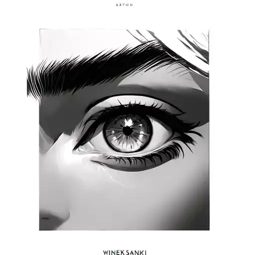 2eyes and eyebrows like winesmoke sanji tattoo design idea