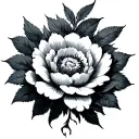 carrion flower tattoo design idea