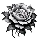 carrion flower tattoo design idea