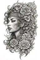 ,Nadiah,, brave,something to prove  tattoo design idea