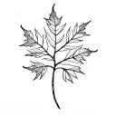 tattoo inspired by autumn season, including a mapple tree leaf tattoo design idea