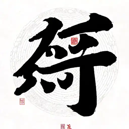kanji kaizen tattoo design idea