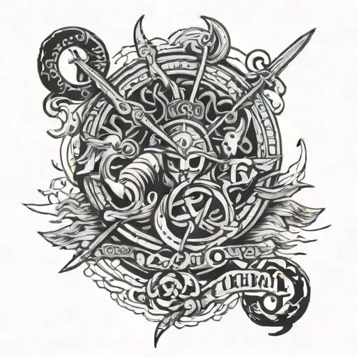 7 September 1984, Bucharest, water, warriors tattoo design idea