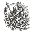 7 September 1984, Bucharest, water, warriors tattoo design idea