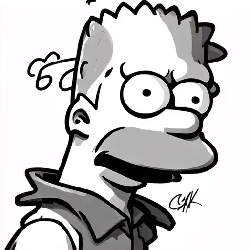 Simpson tattoo design idea