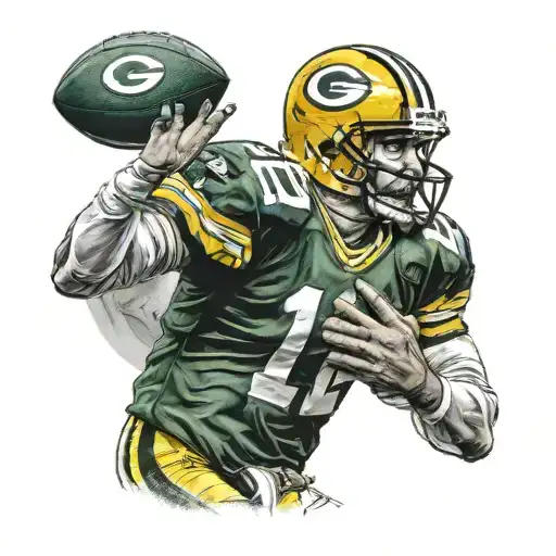 Green Bay packers tattoo Aaron rodgers tattoo design idea