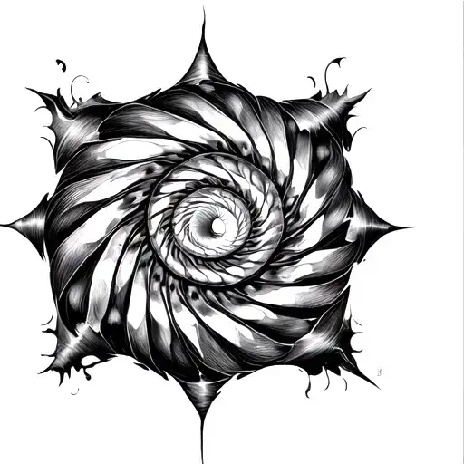 Fibonacci Spiral tattoo design idea