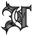 initial DV below 05-05 tattoo design idea