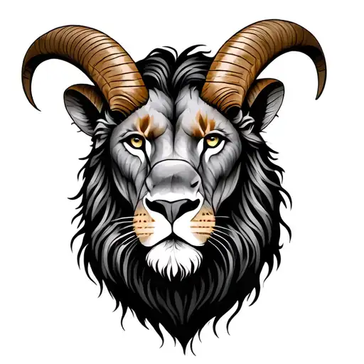leo and Aries  tattoo design idea