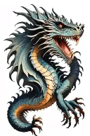 Balerion THE BLACK DREAD tattoo design idea