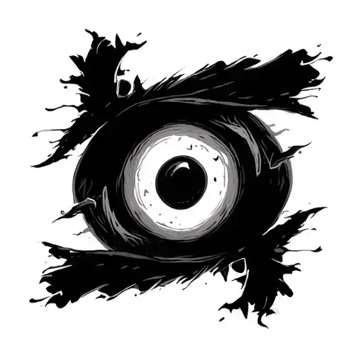 Obito uchia rinnegan eyes tattoo design idea