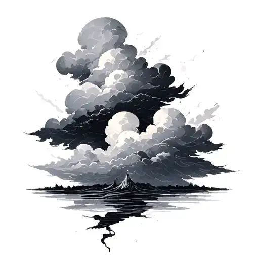 Dark Clouds tattoo design idea