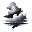 Dark Clouds tattoo design idea
