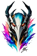 Warframe themed tattoo tattoo design idea
