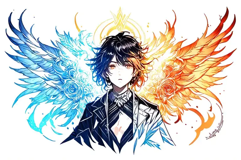 solo leveling anime inspired tattoo tattoo design idea