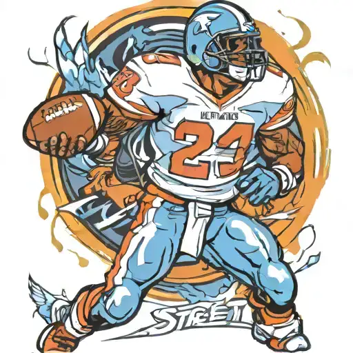 NFL street tattoo design idea