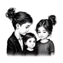 tattoo for my family. two kids (Isla and Emmett) and love of my life (Andrew). tattoo design idea