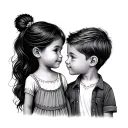 tattoo for my family. two kids (Isla and Emmett) and love of my life (Andrew). tattoo design idea