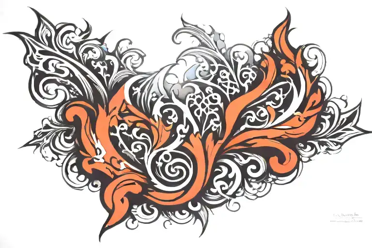 Royal tattoo design idea