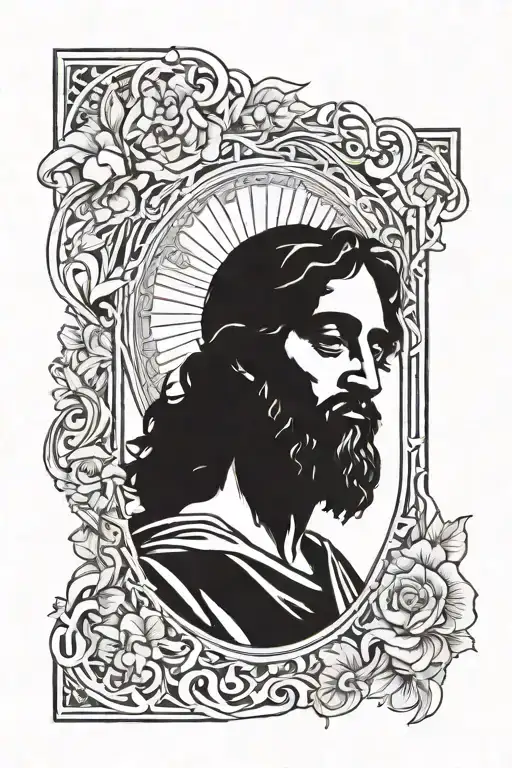 saint jude tattoo design idea