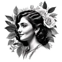 Memorial Portrait tattoo design idea