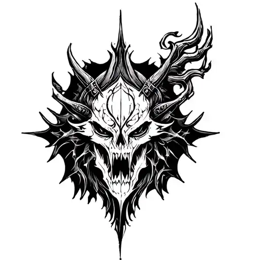 BELIAL tattoo design idea