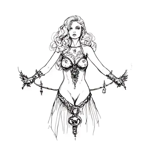 sissy Chastity tattoo design idea