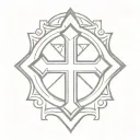 templar Cross tattoo design idea