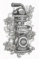 kitchen aid baking half sleeve tattoo design idea