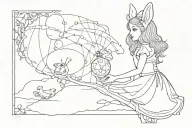 Alice in wonderland + matrix tattoo design idea