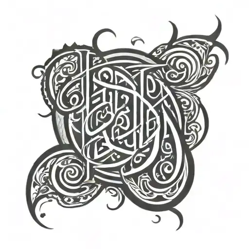 08/06/2002 Arabic calligraphy tattoo design idea