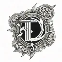 Bind Rune tattoo design idea